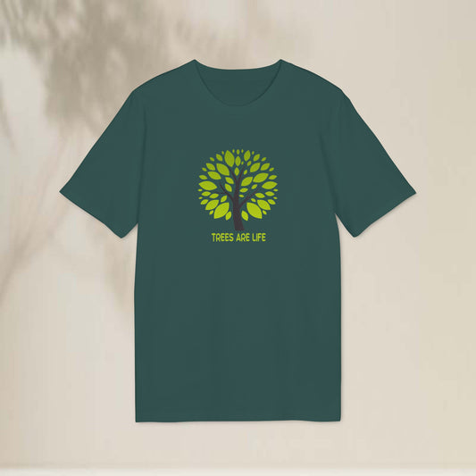Trees are Life graphic t-shirt - Glazed Green - Quirky T-Shirts