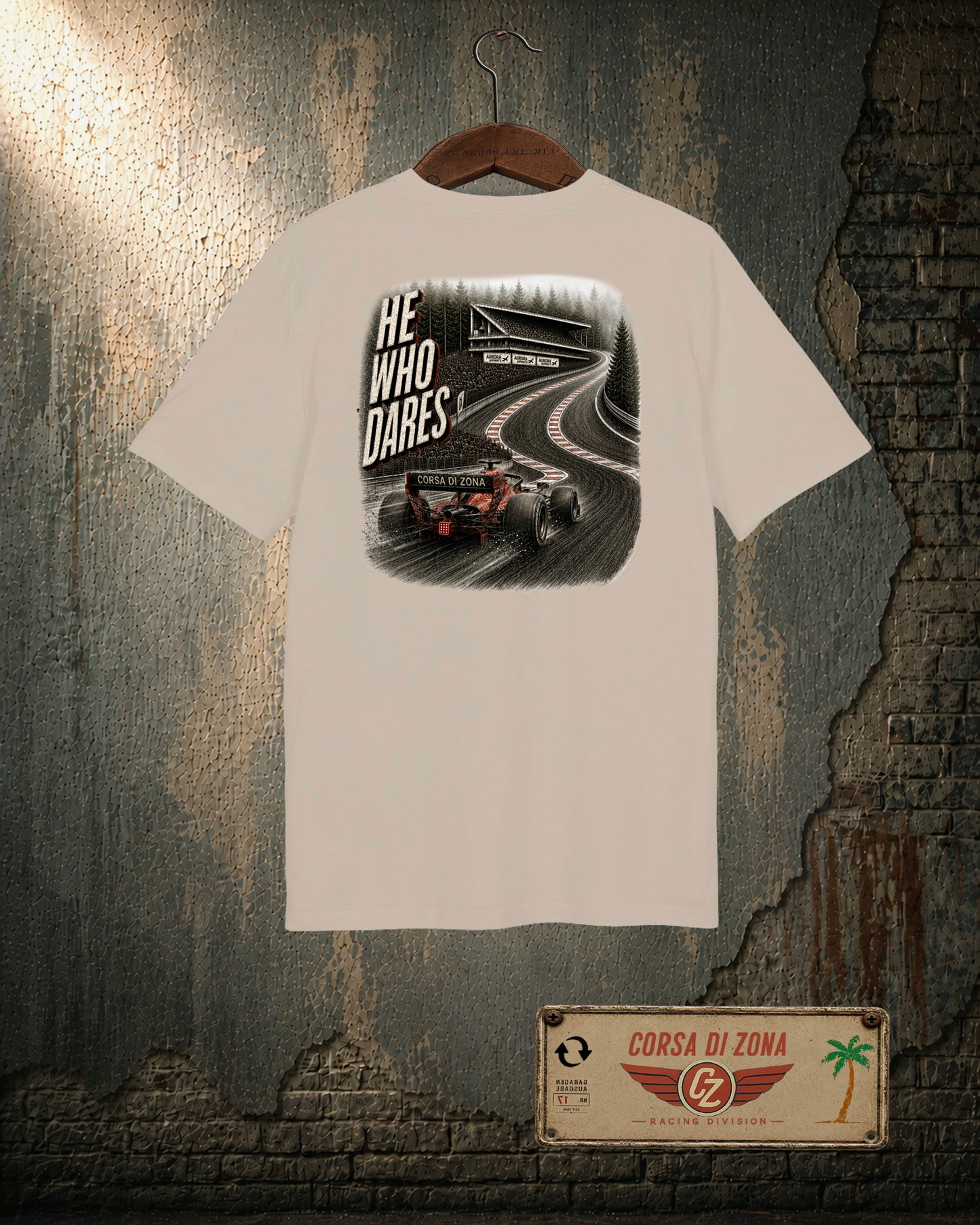 Corsa di Zona – In der Zone – Garage Racing T-Shirt