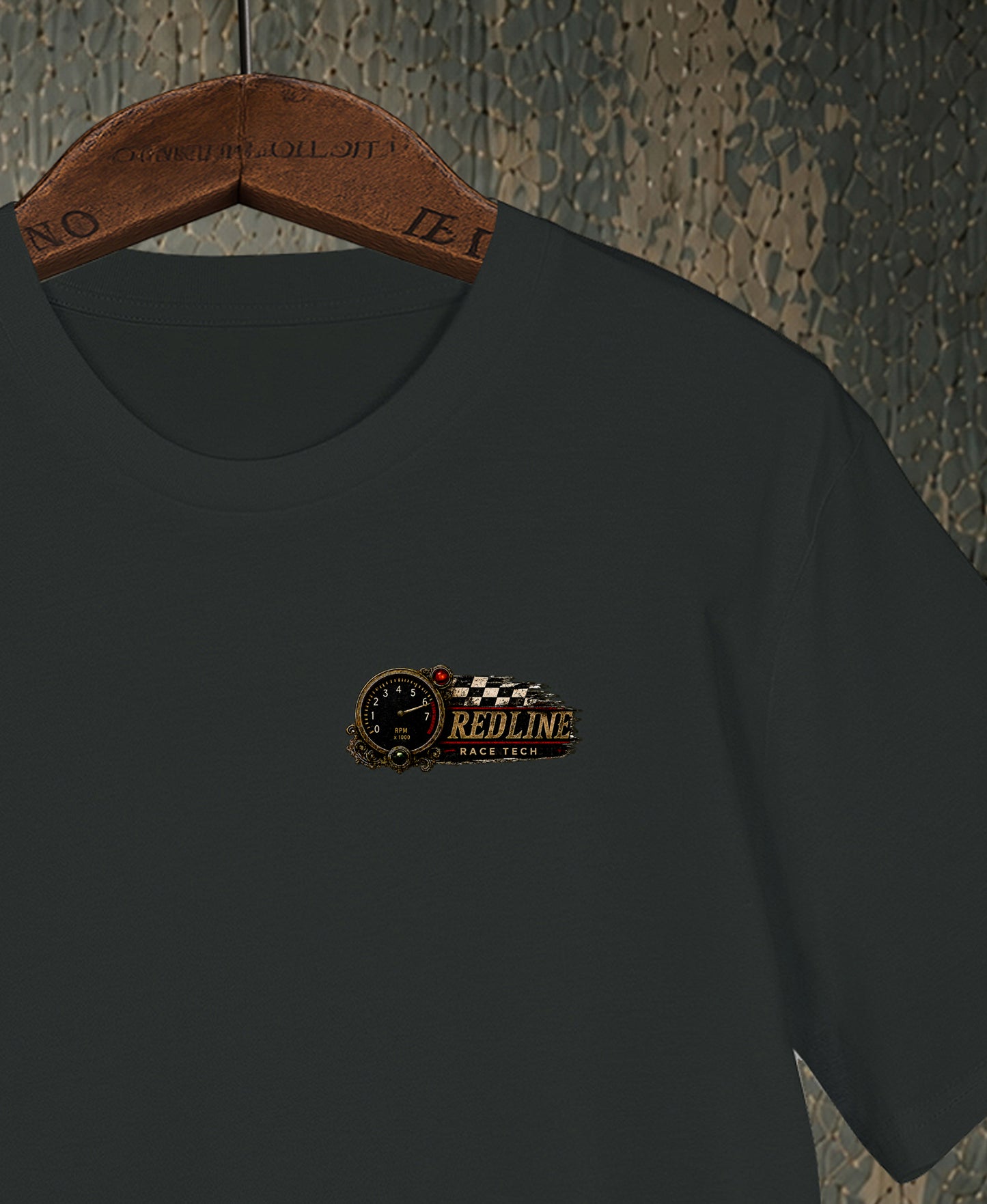 Redline Race Tech – Old school Garage Racing T-Shirt